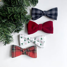 Load image into Gallery viewer, buffalo plaid-black | bowtie
