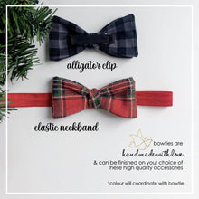 Load image into Gallery viewer, buffalo plaid-black | bowtie
