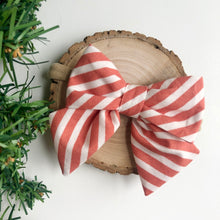 Load image into Gallery viewer, candy cane | sailor bow
