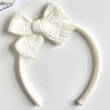 Load image into Gallery viewer, white | bow headband
