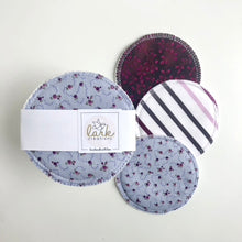 Load image into Gallery viewer, rose violette | reusable nursing pads
