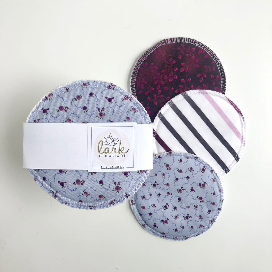rose violette | reusable nursing pads