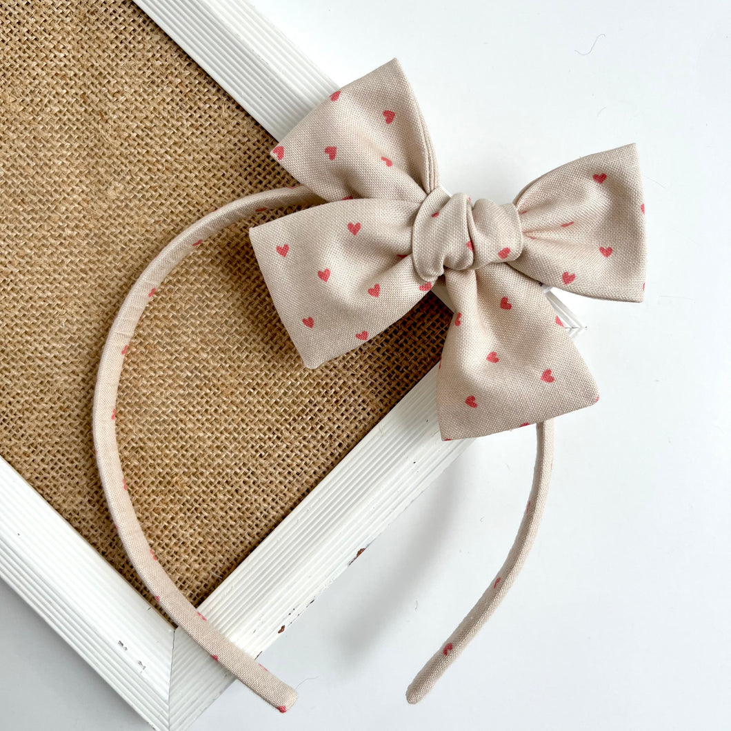 love note | bow headband